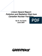 Tritium Hazard Report