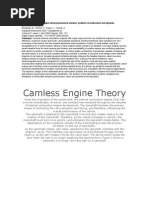Article Information Control of a Camless Engine