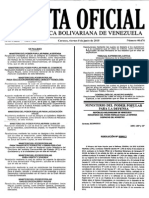 Gaceta Oficial Número 40.676 PDF