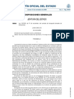 Nueva Normativa Del Contrato de Transporte Terrestre.