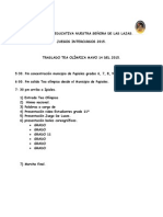 PROGRAMACION INTERCURSOS 2015