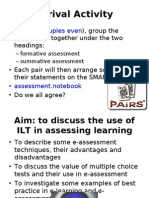 Use of ILT in Assessment