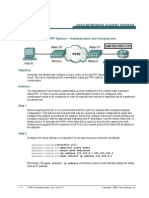 Lab 3.7.2 Configuring PPP Options - Authentication and Compression