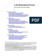 The Rulemaking Process