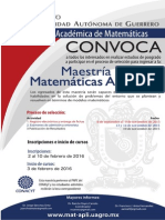 Convocatoria 2016