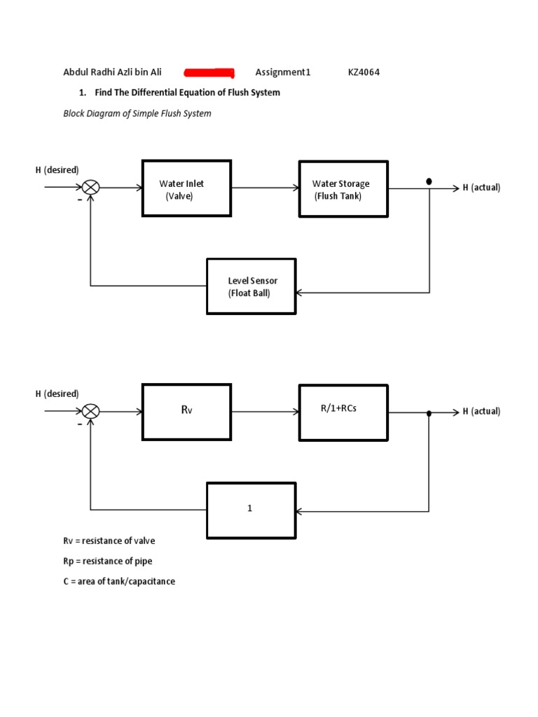 Differential Equation for Flush System | PDF | Science & Mathematics ...