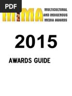 2015 Multicultural Indigenous Media Awards -Awards Guide