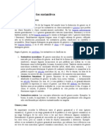 Clasificación de sustantivos por género, número y tipo