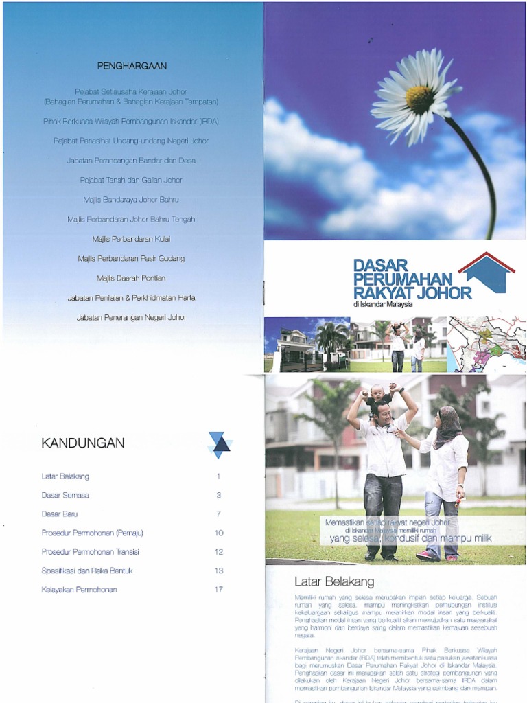 Dasar Perumahan Rakyat Johor Pdf