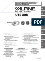 Manual de Usuario Del Estereo Alpine CDE-151.