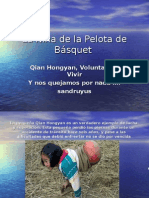 La Niña de La Pelota de Básquet