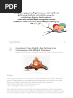 Download Download Cara Install Dan Setting Java Development Kit JDK Di Windows by Ary Sukmana SN268107076 doc pdf