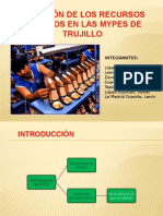 Situación de Los RRHH en Las Mypes de Trujillo