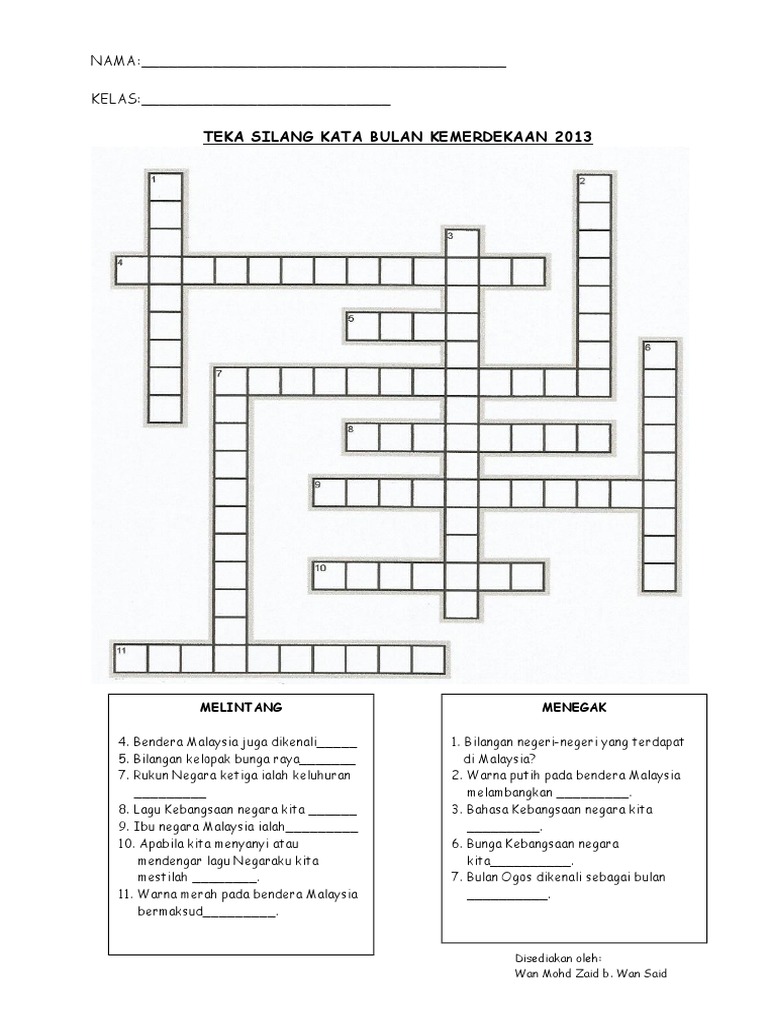 Teka Silang Kata Merdeka Pdf