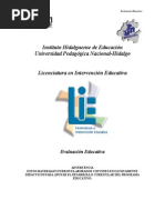 Evaluacion Educativa