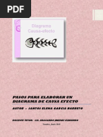 Pasos Diagrama de Causa y Efecto