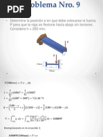Ejercicios Resueltos, Esfuerzo cortante en secciones transversales, Resistencia de Materiales