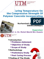 EFFECT OF CURING TEMPERATURE ON THE COMPRESSIVE STRENGTH OF POLYMER CONCRETE INCORPORATING MICROFILLER