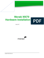 Meraki Setup MX70