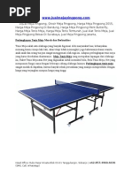 Download Jual Meja Pingpong Semarang Jual Tenis Meja Butterfly Meja Pingpong Baru 6285749606636 by Matras Olahraga SN268121696 doc pdf