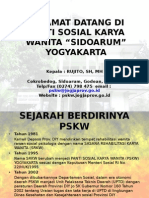 Materi PSKW "Sidoarum" Yogyakarta