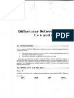 Differences Between ANSI C  and ANSI C++