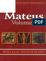 William Hendriksen - Comentário Do Novo Testamento - Mateus - Volume 2