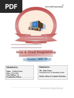 Shell Programming