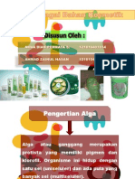 Alga Sebagai Bahan Kosmetik