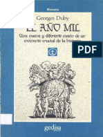 Georges Duby El Ano Mil PDF