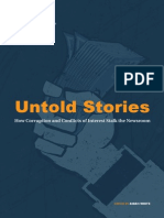 Untold Stories: How Corruption and Conflicts of Interest Stalk The Newsroom