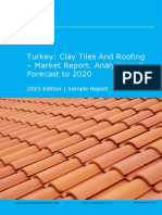 Turkey: Clay Tiles and Roofing - Market Report. Analysis and Forecast To 2020