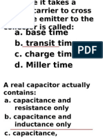 Radio Frequency Circuits Multiple Choice