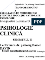 Daniel David Psihologie Clinica Curs UBB ID K2opt