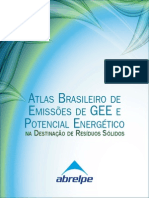 ATLAS BRASILEIRO DE EMISSÕES DE GEE E POTÊNCIAL ENERGÉTICO