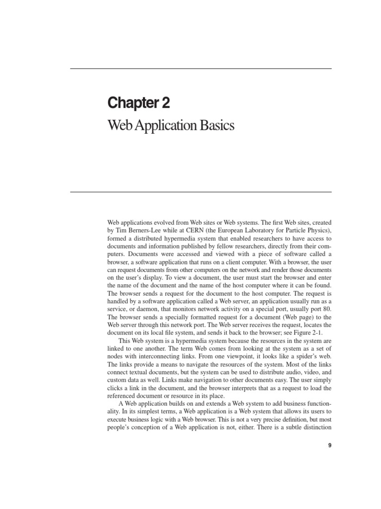 Web Applications Basic | PDF