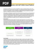 Simplify Integration With SAP HANA Cloud Platform