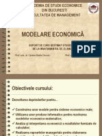 Introducere Curs Modelare Economica 2015