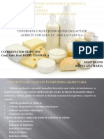 Controlul Calitatii Produselor Lactate Acide in Unitatea DAR - Badea Ana