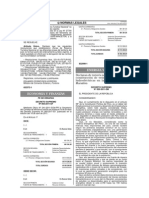 D.S. #020-2011-EM - Hidroelectricas en El Marañon