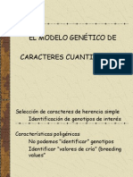 Tema 4 Unidad 7-Modelo Genético Carac - Cuantitativos