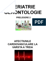 Geriatrie Gerontologie - Curs 2 Cardiovasculare