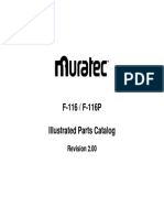 Muratec F 116 Parts Catalog