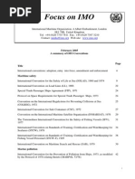 Imo Conventions in Brief