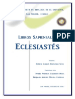 Trabajo Eclesiastes Final