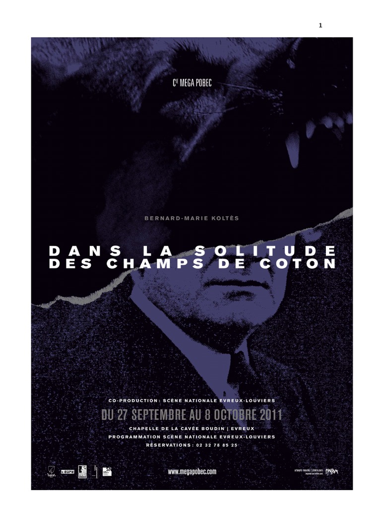 Dans La Solitude Des Champs De Coton Critique Dans La Solitude Des Champs de Coton | Cinématographie | la perception