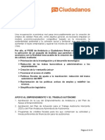 Acuerdo Psoe-A Ciudadanos / Empleo