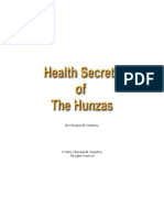 Health Secrets of the hunzas  