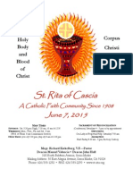 St. Rita Parish Bulletin 6/7/2015