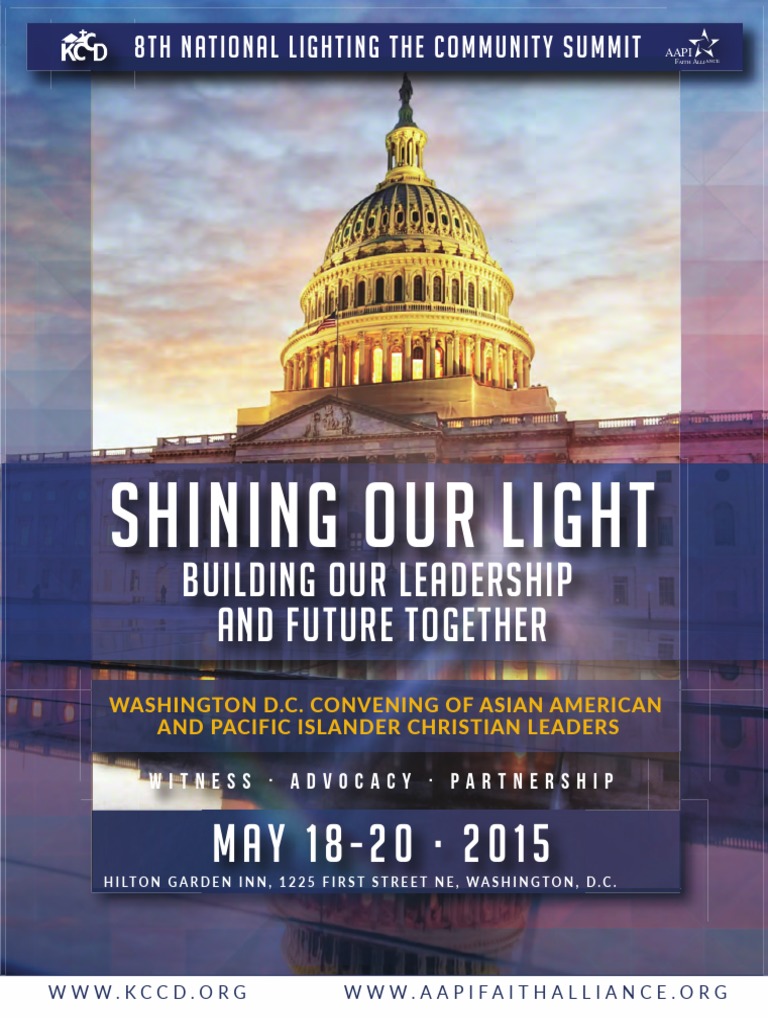 KCCD 8th National Lighting The Community Summit Booklet PDF Human